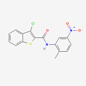 3-chloro-N-(2-methyl-5-nitrophenyl)-1-benzothiophene-2-carboxamide