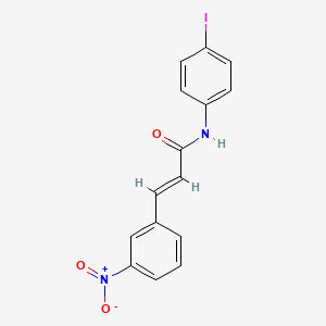 (2E)-N-(4-iodophenyl)-3-(3-nitrophenyl)prop-2-enamide