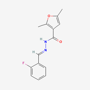 2,5-Dimethyl-furan-3-carboxylic acid (2-fluoro-benzylidene)-hydrazide