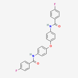 4-Fluoro-N-(4-{4-[(4-fluorobenzoyl)amino]phenoxy}phenyl)benzamide