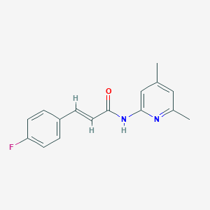 (2E)-N-(4,6-dimethylpyridin-2-yl)-3-(4-fluorophenyl)prop-2-enamide