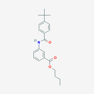 Butyl 3-{[(4-tert-butylphenyl)carbonyl]amino}benzoate