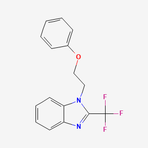 1-(2-phenoxyethyl)-2-(trifluoromethyl)-1H-benzimidazole