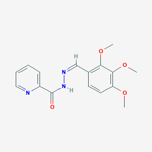 molecular formula C16H17N3O4 B11689708 N'-[(Z)-(2,3,4-Trimethoxyphenyl)methylidene]pyridine-2-carbohydrazide 