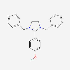 4-(1,3-Dibenzylimidazolidin-2-yl)phenol