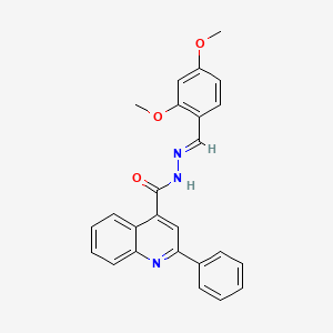 N'-[(E)-(2,4-dimethoxyphenyl)methylidene]-2-phenylquinoline-4-carbohydrazide