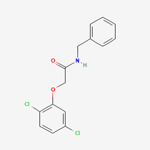 molecular formula C15H13Cl2NO2 B11689771 N-benzyl-2-(2,5-dichlorophenoxy)acetamide 