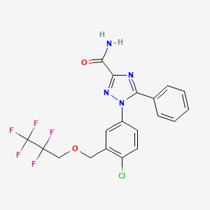 molecular formula C19H14ClF5N4O2 B1168991 Flupoxam CAS No. 116440-33-6