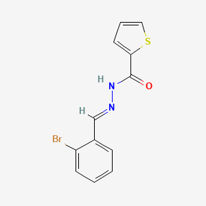 N'-[(E)-(2-bromophenyl)methylidene]thiophene-2-carbohydrazide