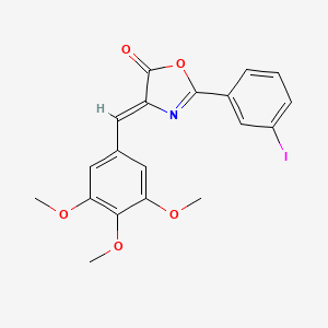 (4Z)-2-(3-iodophenyl)-4-(3,4,5-trimethoxybenzylidene)-1,3-oxazol-5(4H)-one