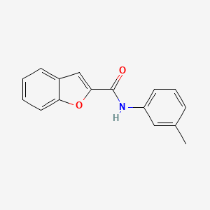 molecular formula C16H13NO2 B11689943 N-(3-methylphenyl)-1-benzofuran-2-carboxamide 