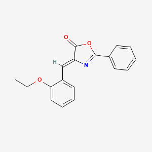 (4Z)-4-(2-ethoxybenzylidene)-2-phenyl-1,3-oxazol-5(4H)-one