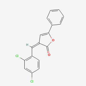 (Z)-3-(2,4-dichlorobenzylidene)-5-phenylfuran-2(3H)-one