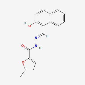 N'-[(E)-(2-hydroxynaphthalen-1-yl)methylidene]-5-methylfuran-2-carbohydrazide