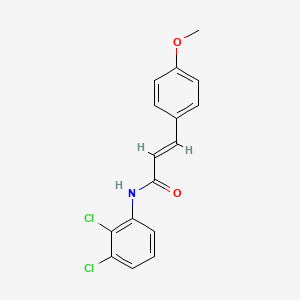 molecular formula C16H13Cl2NO2 B11690154 (2E)-N-(2,3-dichlorophenyl)-3-(4-methoxyphenyl)prop-2-enamide 