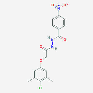 N'-[2-(4-chloro-3,5-dimethylphenoxy)acetyl]-4-nitrobenzohydrazide