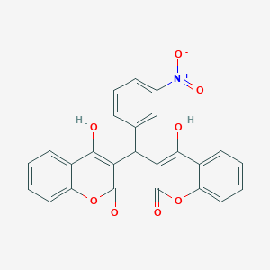 3,3'-[(3-nitrophenyl)methanediyl]bis(4-hydroxy-2H-chromen-2-one)