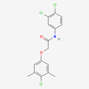 2-(4-chloro-3,5-dimethylphenoxy)-N-(3,4-dichlorophenyl)acetamide