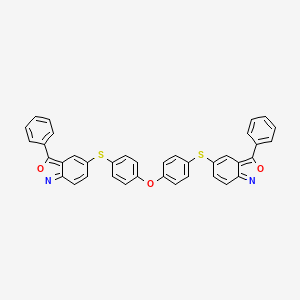 5,5'-((Oxybis(4,1-phenylene))bis(sulfanediyl))bis(3-phenylbenzo[c]isoxazole)