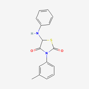 3-(3-Methylphenyl)-5-(phenylamino)-1,3-thiazolidine-2,4-dione