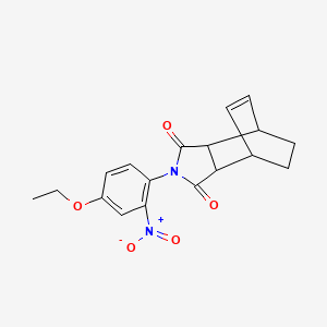 2-(4-ethoxy-2-nitrophenyl)-3a,4,7,7a-tetrahydro-1H-4,7-ethanoisoindole-1,3(2H)-dione