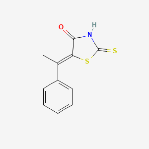 (5Z)-5-(1-phenylethylidene)-2-sulfanylidene-1,3-thiazolidin-4-one