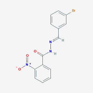 N'-[(E)-(3-bromophenyl)methylidene]-2-nitrobenzohydrazide