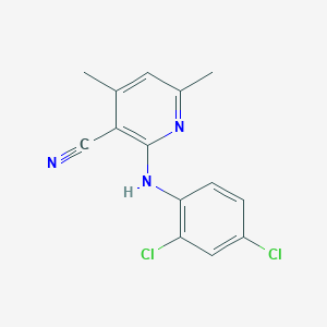 2-[(2,4-Dichlorophenyl)amino]-4,6-dimethylpyridine-3-carbonitrile