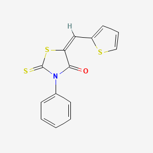 3-Phenyl-5-(2-thienylmethylene)-2-thioxo-1,3-thiazolidin-4-one