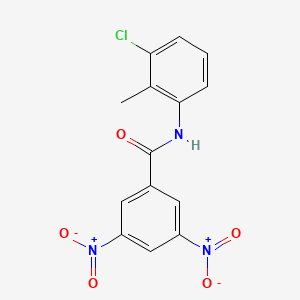 N-(3-chloro-2-methylphenyl)-3,5-dinitrobenzamide