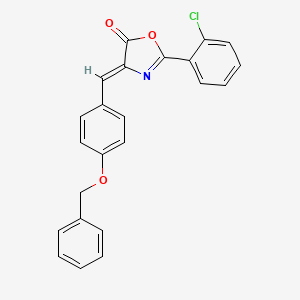 (4Z)-4-[4-(benzyloxy)benzylidene]-2-(2-chlorophenyl)-1,3-oxazol-5(4H)-one