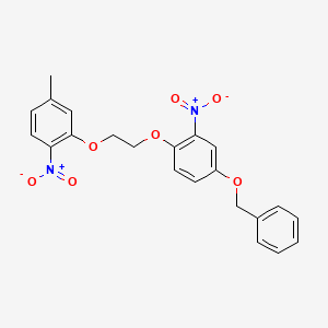 4-(Benzyloxy)-1-[2-(5-methyl-2-nitrophenoxy)ethoxy]-2-nitrobenzene