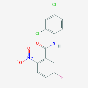 N-(2,4-dichlorophenyl)-5-fluoro-2-nitrobenzamide