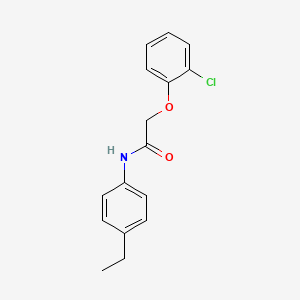 2-(2-chlorophenoxy)-N-(4-ethylphenyl)acetamide