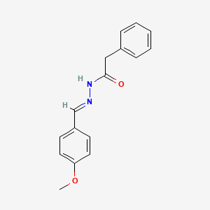 N'-[(E)-(4-methoxyphenyl)methylidene]-2-phenylacetohydrazide