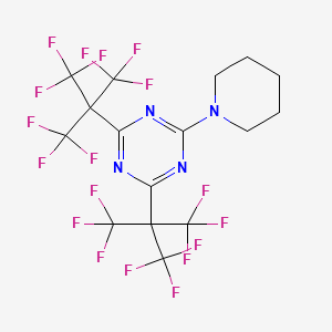 1,3,5-Triazine, 2-piperidino-4,6-bis(perfluoro-tert-butyl)-