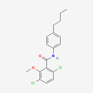 N-(4-butylphenyl)-3,6-dichloro-2-methoxybenzamide