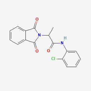 N-(2-Chloro-phenyl)-2-(1,3-dioxo-1,3-dihydro-isoindol-2-yl)-propionamide