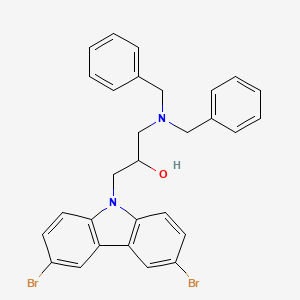 1-(dibenzylamino)-3-(3,6-dibromo-9H-carbazol-9-yl)propan-2-ol