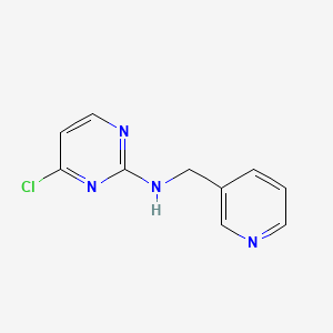molecular formula C10H9ClN4 B1169118 4-chloro-N-(3-pyridinylmethyl)-2-pyrimidinamine 