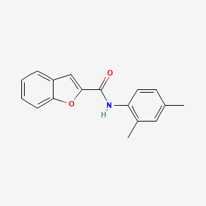 molecular formula C17H15NO2 B11691346 N-(2,4-dimethylphenyl)-1-benzofuran-2-carboxamide 