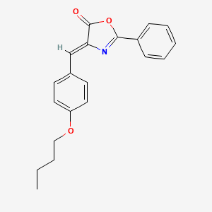 (4Z)-4-(4-butoxybenzylidene)-2-phenyl-1,3-oxazol-5(4H)-one