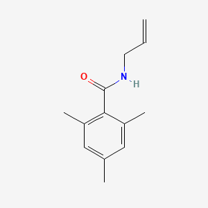 molecular formula C13H17NO B11691386 N-allyl-2,4,6-trimethylbenzamide 