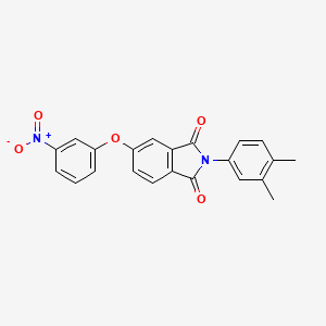 2-(3,4-dimethylphenyl)-5-(3-nitrophenoxy)-1H-isoindole-1,3(2H)-dione