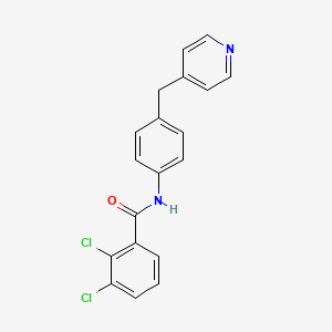 2,3-dichloro-N-[4-(pyridin-4-ylmethyl)phenyl]benzamide