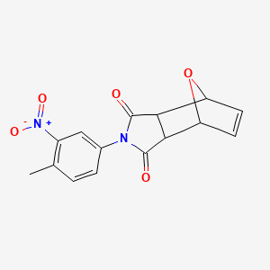 2-(4-Methyl-3-nitrophenyl)-3A,4,7,7A-tetrahydro-1H-4,7-epoxyisoindole-1,3(2H)-dione