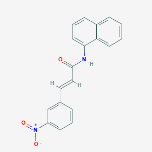 (2E)-N-(naphthalen-1-yl)-3-(3-nitrophenyl)prop-2-enamide