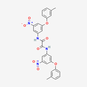 N,N'-bis[3-(3-methylphenoxy)-5-nitrophenyl]ethanediamide