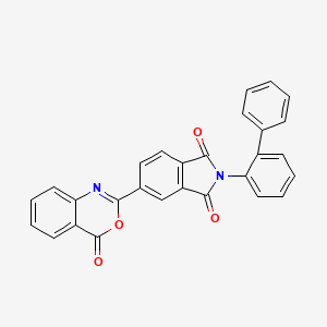 2-(biphenyl-2-yl)-5-(4-oxo-4H-3,1-benzoxazin-2-yl)-1H-isoindole-1,3(2H)-dione