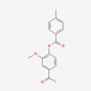 4-Acetyl-2-methoxyphenyl 4-methylbenzoate